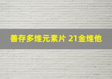 善存多维元素片 21金维他